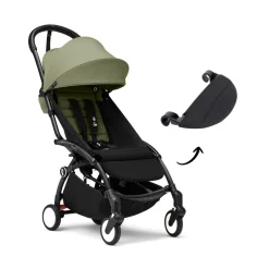 Stokke Alle Buggy's * YOYO³ Buggy Olive – Black Frame Groen