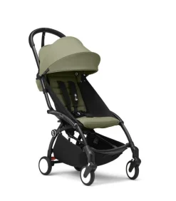 Stokke Alle Buggy's * YOYO³ Buggy Olive – Black Frame Groen