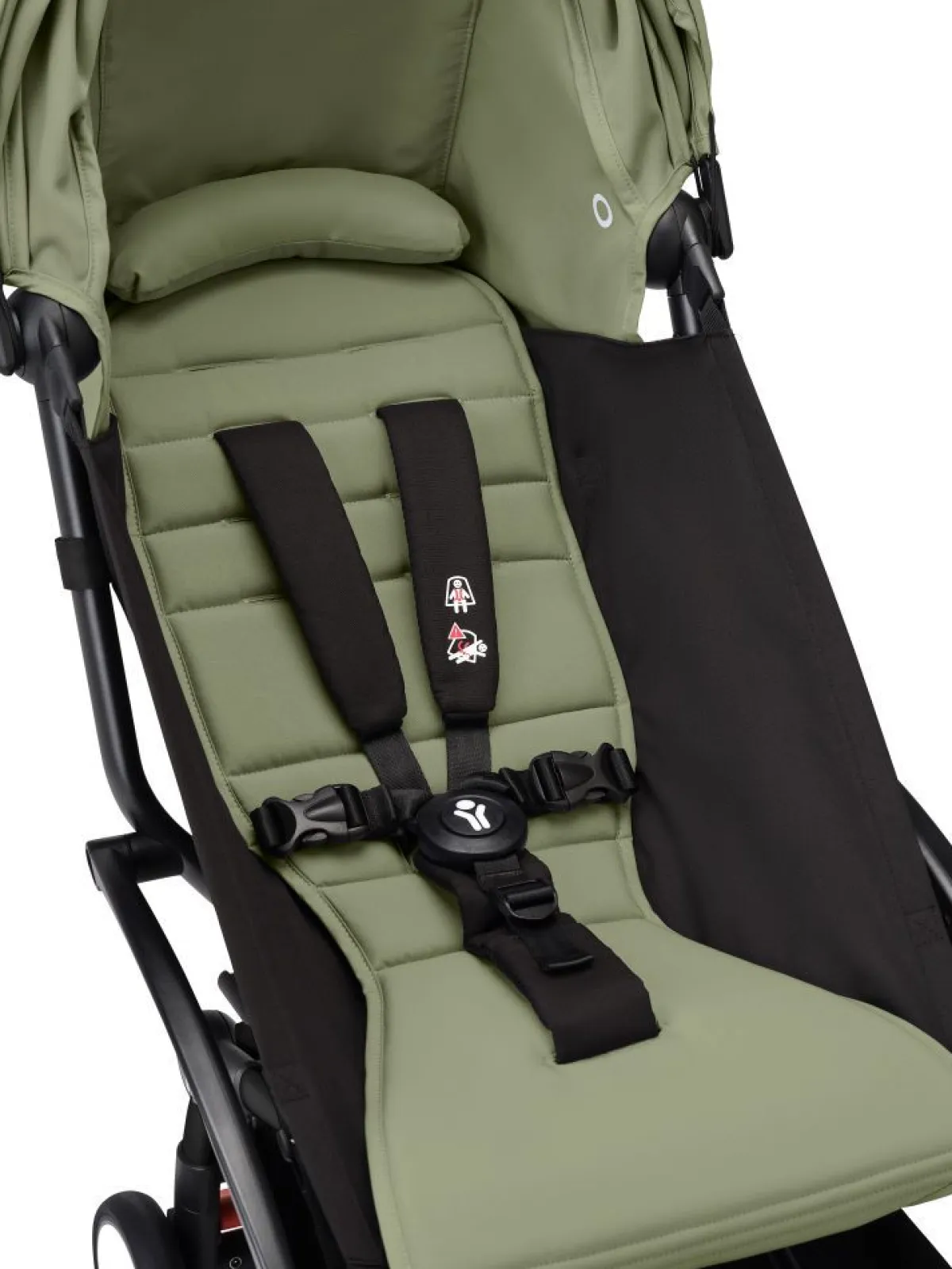 Stokke Alle Buggy's * YOYO³ Buggy Olive – Black Frame Groen