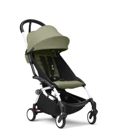 Stokke Alle Buggy's * YOYO³ Buggy Olive – White Frame Groen