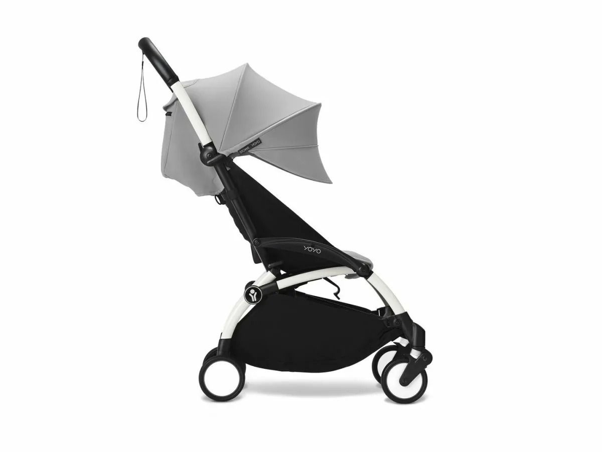 Stokke Alle Buggy's * YOYO³ Buggy Stone – White Frame Grijs