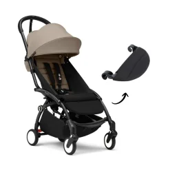 Stokke Alle Buggy's * YOYO³ Buggy Taupe – Black Frame Grijs