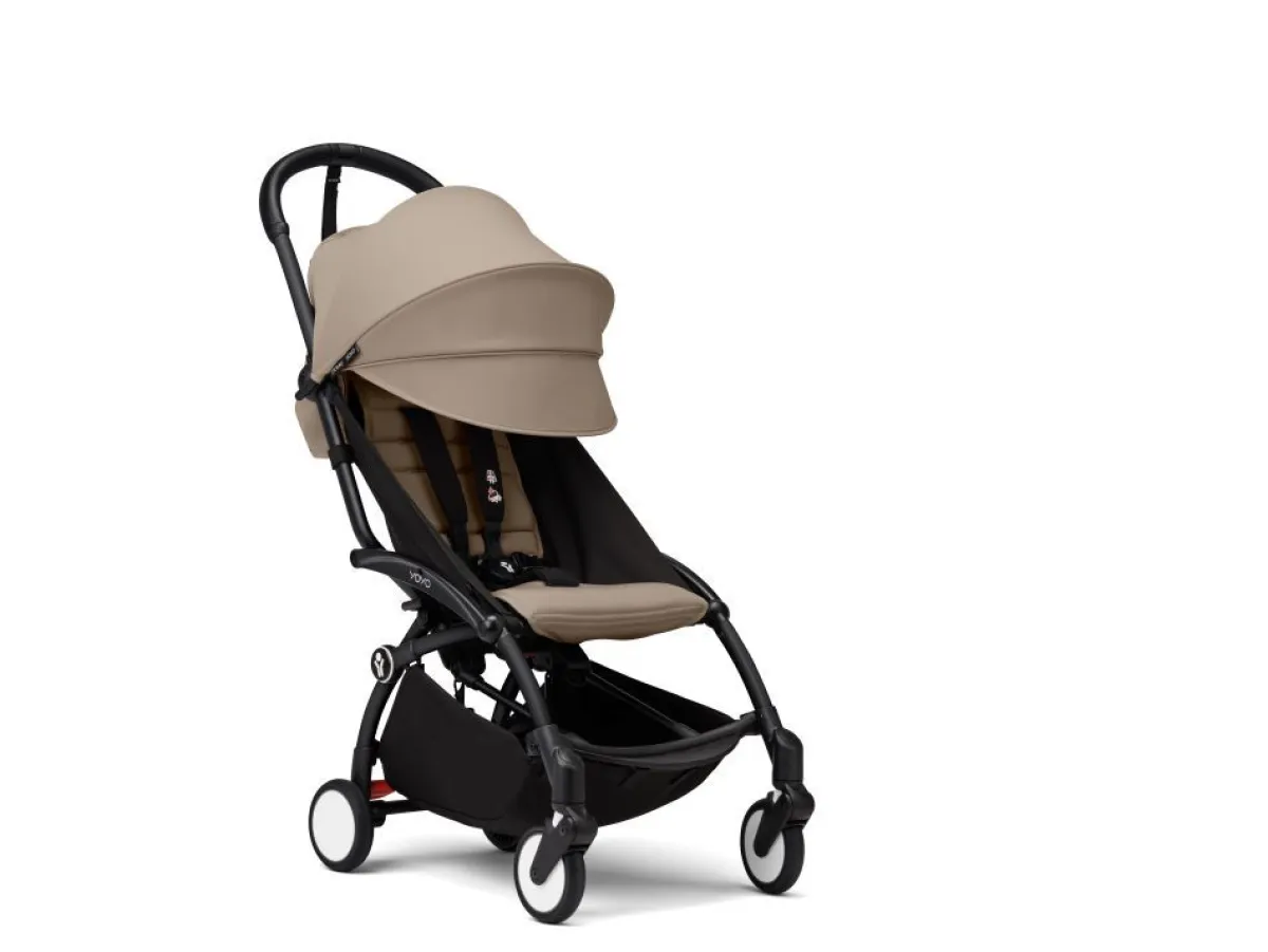 Stokke Alle Buggy's * YOYO³ Buggy Taupe – Black Frame Grijs