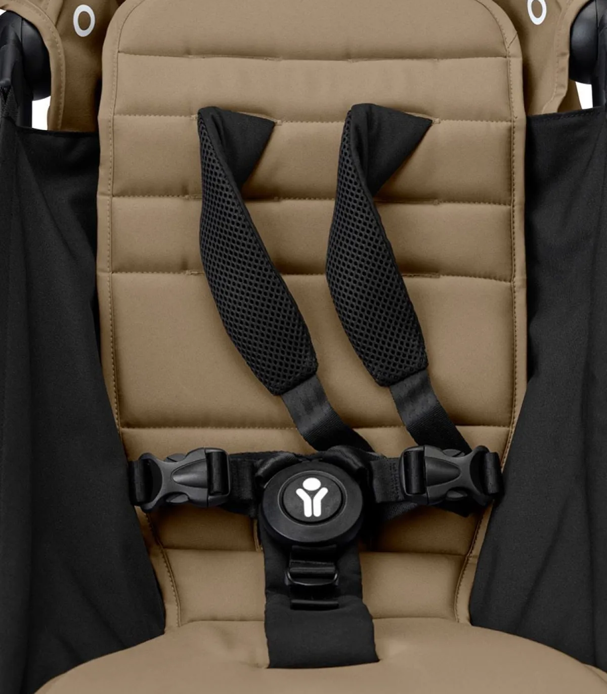 Stokke Alle Buggy's * YOYO³ Buggy Toffee – Black Frame Bruin