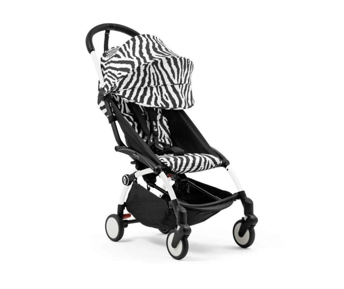 Stokke Alle Buggy's * YOYO³ Buggy Zebra – White Frame Multicolor