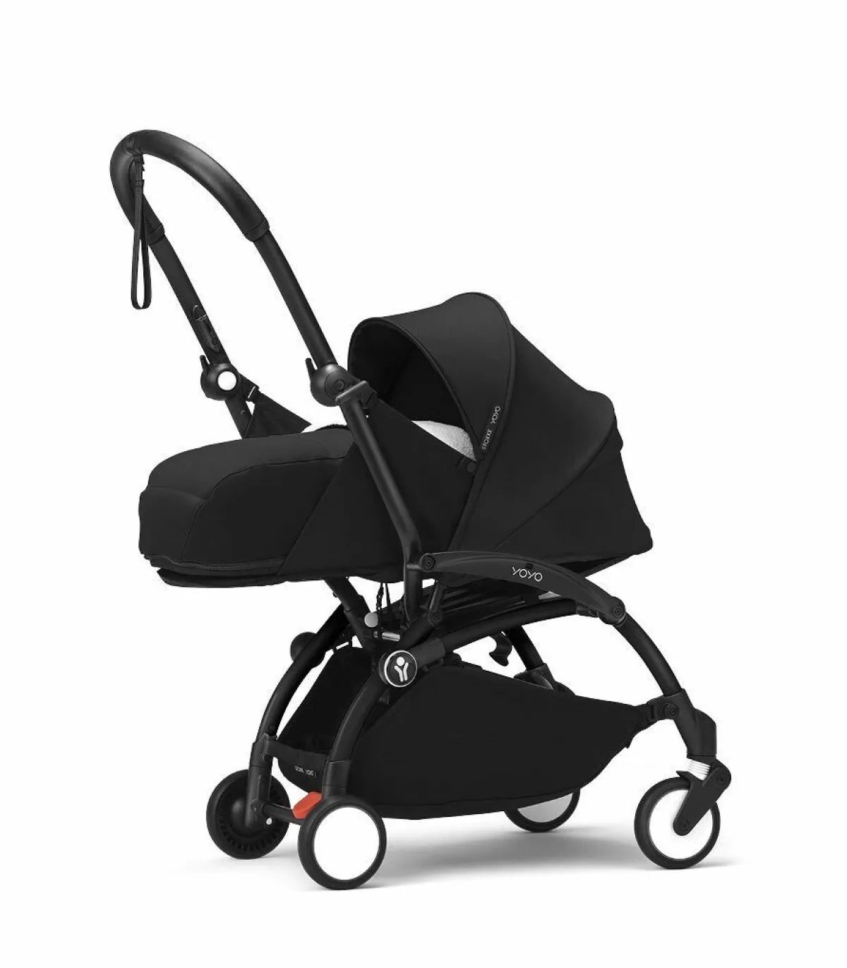 Stokke Combi Kinderwagens|Compacte Kinderwagens * YOYO³ Kinderwagen Compleet met 0+ Newborn Pack Black – Black Frame Zwart
