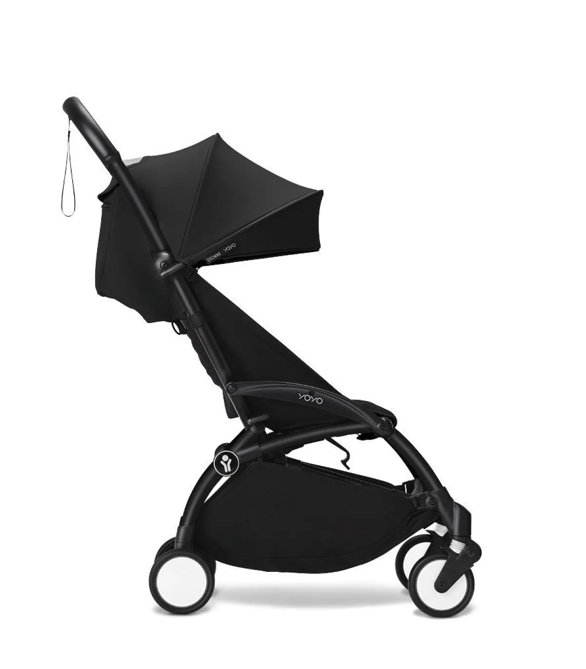Stokke Combi Kinderwagens|Compacte Kinderwagens * YOYO³ Kinderwagen Compleet met 0+ Newborn Pack Black – Black Frame Zwart