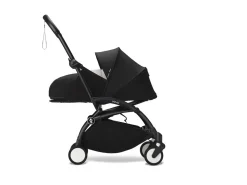 Stokke Combi Kinderwagens|Compacte Kinderwagens * YOYO³ Kinderwagen Compleet met 0+ Newborn Pack Black – Black Frame Zwart