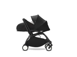 Stokke Combi Kinderwagens|Compacte Kinderwagens * YOYO³ Kinderwagen Compleet met 0+ Newborn Pack Black – Black Frame Zwart