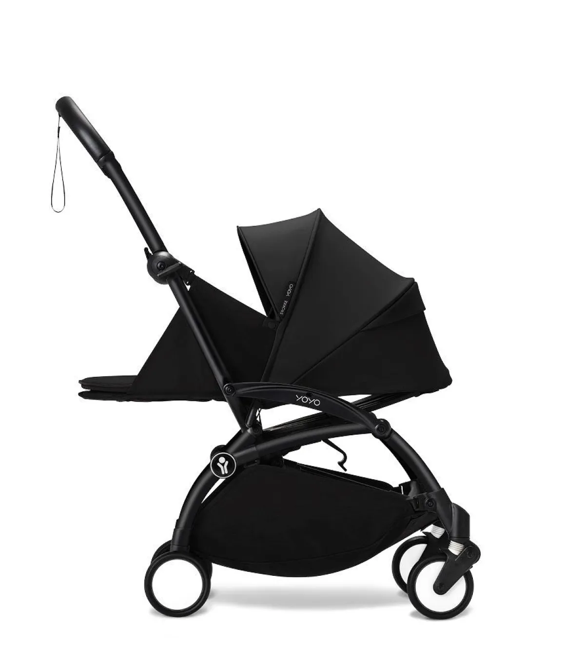 Stokke Combi Kinderwagens|Compacte Kinderwagens * YOYO³ Kinderwagen Compleet met 0+ Newborn Pack Black – Black Frame Zwart