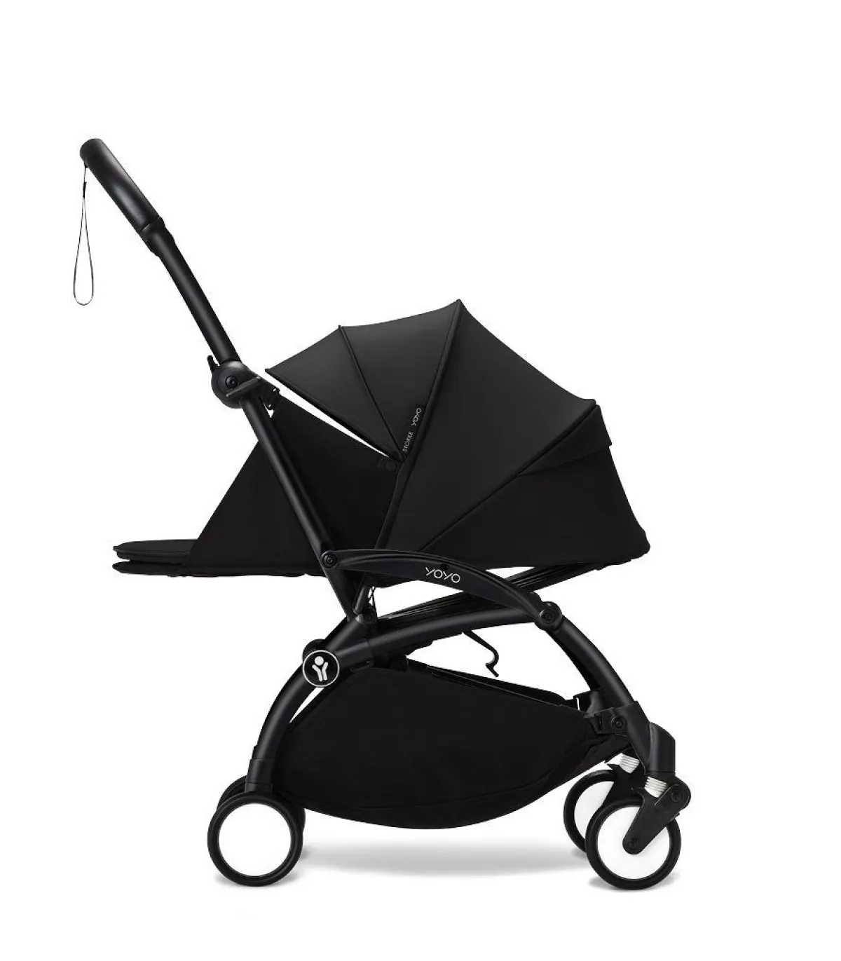 Stokke Combi Kinderwagens|Compacte Kinderwagens * YOYO³ Kinderwagen Compleet met 0+ Newborn Pack Black – Black Frame Zwart