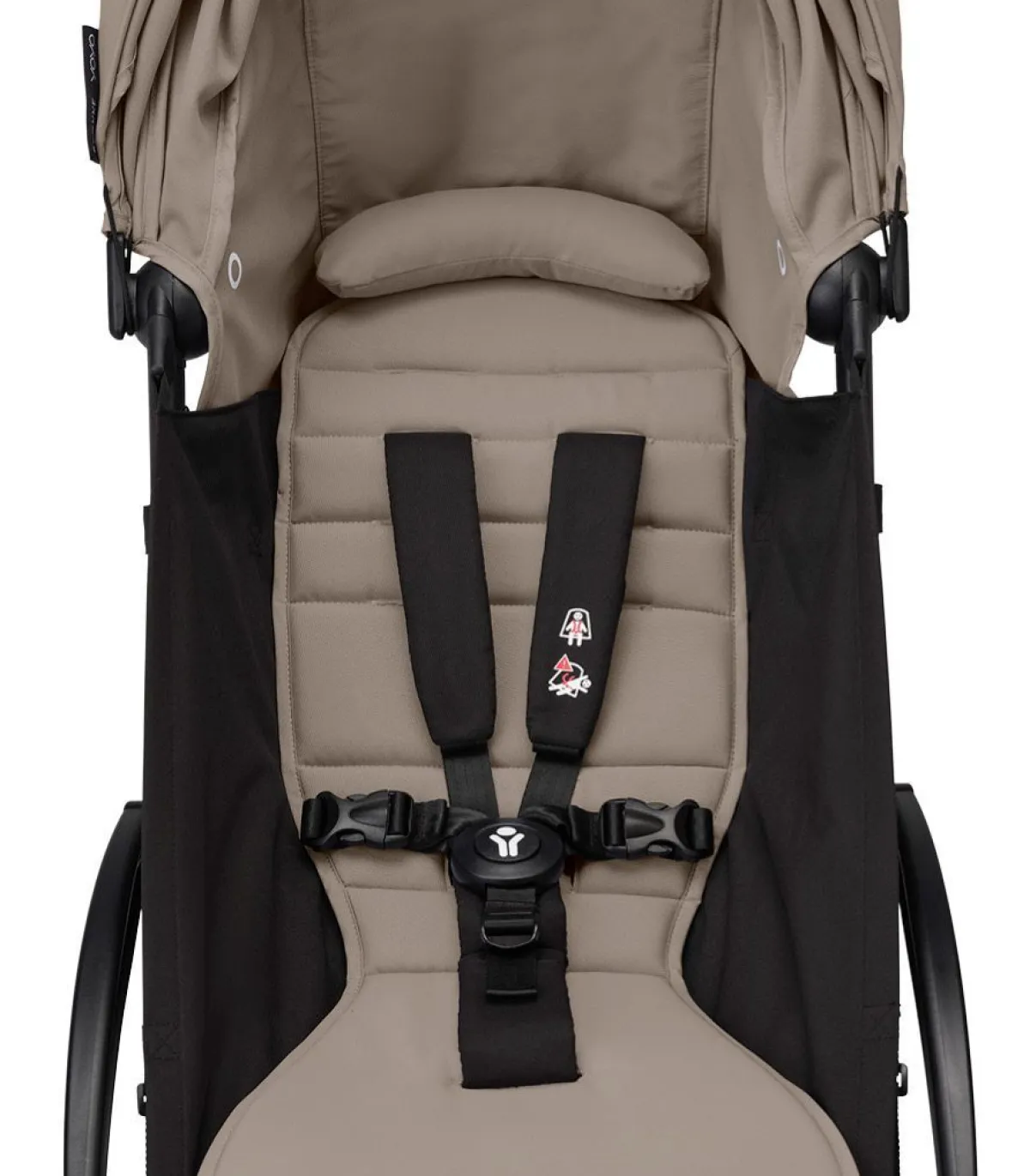 Stokke Combi Kinderwagens|Compacte Kinderwagens * YOYO³ Kinderwagen Compleet met 0+ Newborn Pack – Black Frame Taupe