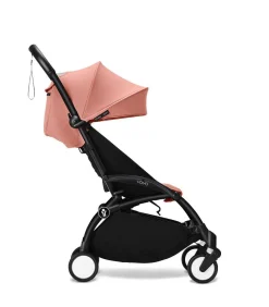 Stokke Combi Kinderwagens|Compacte Kinderwagens * YOYO³ Kinderwagen Compleet met 0+ Newborn Pack Ginger – Black Frame Oranje