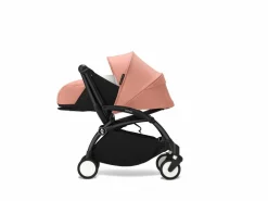Stokke Combi Kinderwagens|Compacte Kinderwagens * YOYO³ Kinderwagen Compleet met 0+ Newborn Pack Ginger – Black Frame Oranje
