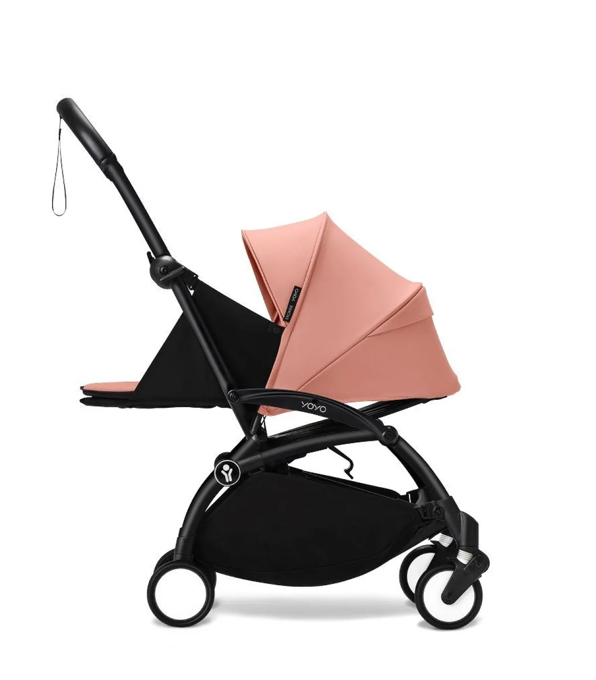 Stokke Combi Kinderwagens|Compacte Kinderwagens * YOYO³ Kinderwagen Compleet met 0+ Newborn Pack Ginger – Black Frame Oranje