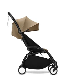 Stokke Combi Kinderwagens|Compacte Kinderwagens * YOYO³ Kinderwagen Compleet met 0+ Newborn Pack Toffee – Black Frame Bruin