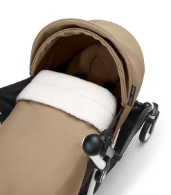 Stokke Combi Kinderwagens|Compacte Kinderwagens * YOYO³ Kinderwagen Compleet met 0+ Newborn Pack Toffee – Black Frame Bruin