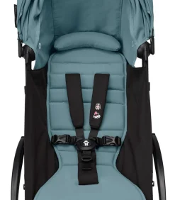 Stokke Combi Kinderwagens|Compacte Kinderwagens * YOYO³ Kinderwagen Compleet met 0+ Newborn Pack Aqua – Black Frame Blauw