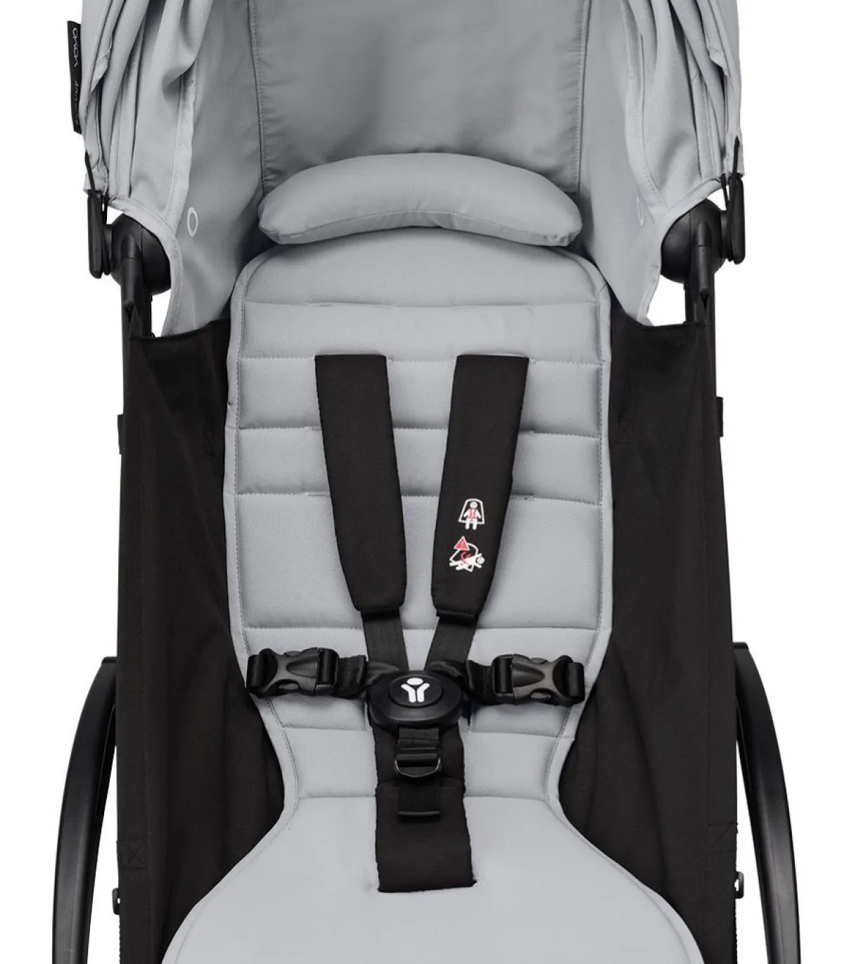 Stokke Combi Kinderwagens|Compacte Kinderwagens * YOYO³ Kinderwagen Compleet met 0+ Newborn Pack Stone – Black Frame Grijs