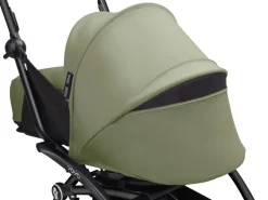 Stokke Combi Kinderwagens|Compacte Kinderwagens * YOYO³ Kinderwagen Compleet met 0+ Newborn Pack Olive – Black Frame Groen