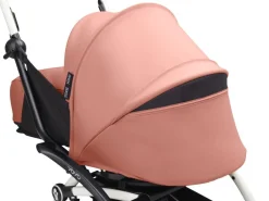 Stokke Combi Kinderwagens|Compacte Kinderwagens * YOYO³ Kinderwagen Compleet met 0+ Newborn Pack Ginger – White Frame Oranje