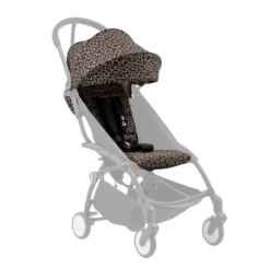 Stokke Combi Kinderwagens|Compacte Kinderwagens * YOYO³ Kinderwagen Compleet Leopard met 0+ Newborn Pack Black – Black Frame Multicolor