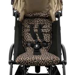 Stokke Combi Kinderwagens|Compacte Kinderwagens * YOYO³ Kinderwagen Compleet Leopard met 0+ Newborn Pack Black – Black Frame Multicolor