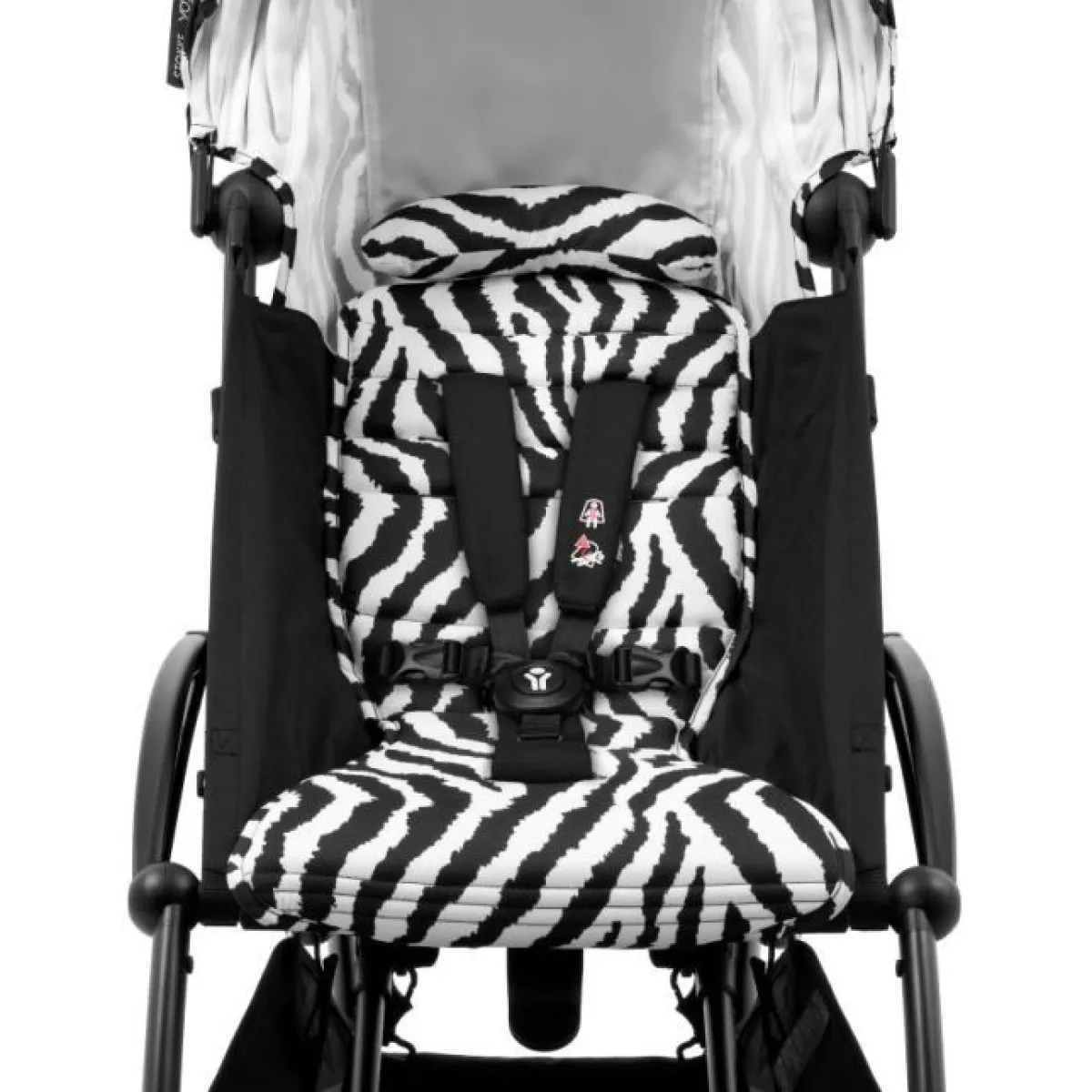 Stokke Combi Kinderwagens|Compacte Kinderwagens * YOYO³ Kinderwagen Compleet Zebra met 0+ Newborn Pack Black – Black Frame Multicolor