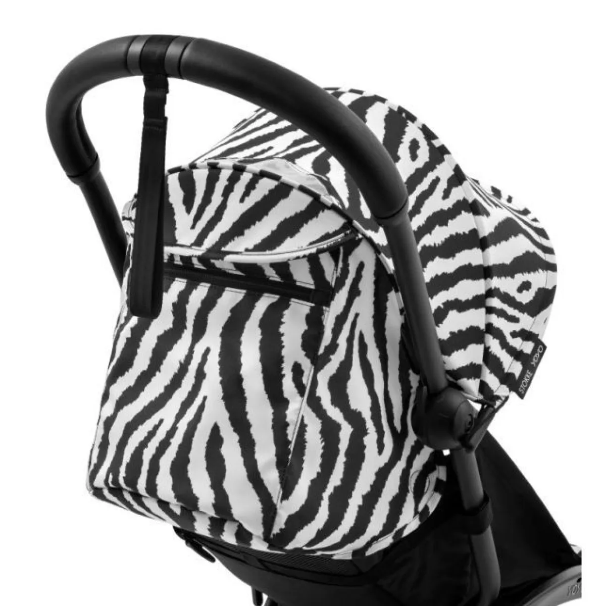 Stokke Combi Kinderwagens|Compacte Kinderwagens * YOYO³ Kinderwagen Compleet Zebra met 0+ Newborn Pack Black – Black Frame Multicolor