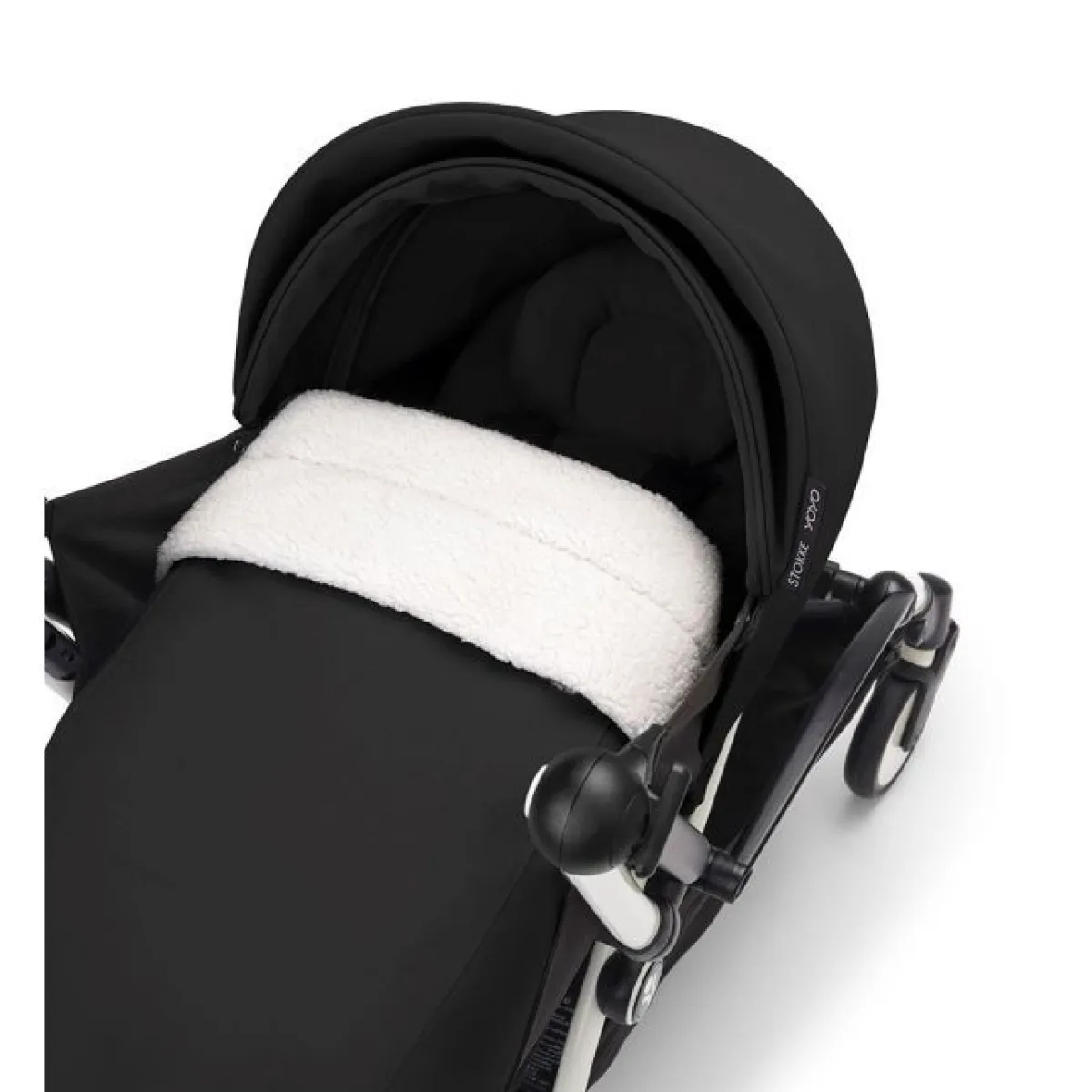Stokke Combi Kinderwagens|Compacte Kinderwagens * YOYO³ Kinderwagen Compleet Zebra met 0+ Newborn Pack Black – Black Frame Multicolor
