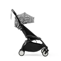 Stokke Combi Kinderwagens|Compacte Kinderwagens * YOYO³ Kinderwagen Compleet Zebra met 0+ Newborn Pack Black – Black Frame Multicolor