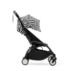 Stokke Combi Kinderwagens|Compacte Kinderwagens * YOYO³ Kinderwagen Compleet Zebra met 0+ Newborn Pack Black – Black Frame Multicolor