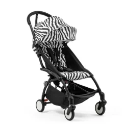 Stokke Combi Kinderwagens|Compacte Kinderwagens * YOYO³ Kinderwagen Compleet Zebra met 0+ Newborn Pack Black – Black Frame Multicolor