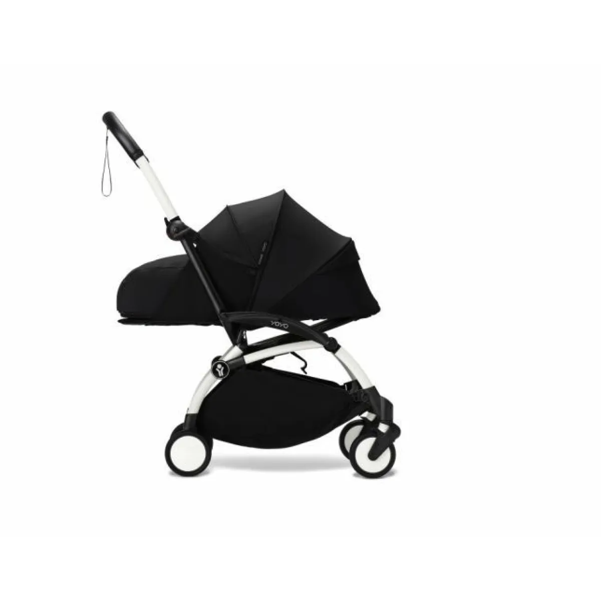 Stokke Combi Kinderwagens|Compacte Kinderwagens * YOYO³ Kinderwagen Compleet Leopard met 0+ Newborn Pack Black – White Frame Multicolor