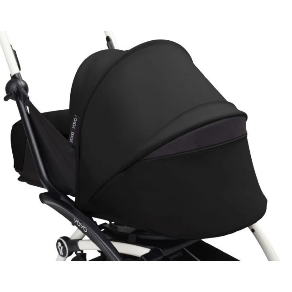 Stokke Combi Kinderwagens|Compacte Kinderwagens * YOYO³ Kinderwagen Compleet Leopard met 0+ Newborn Pack Black – White Frame Multicolor