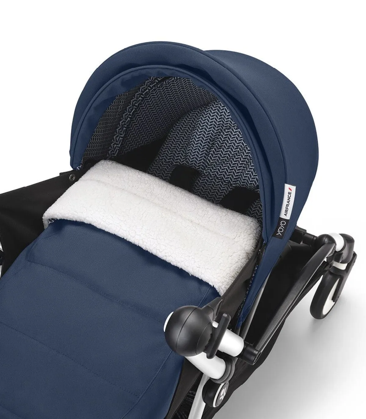 Stokke Alle Accessoires * YOYO 0+ Newborn Pack Air France Blue Blauw