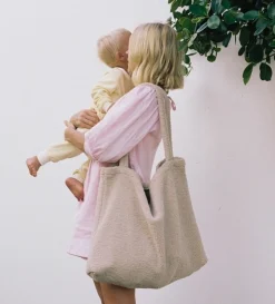 Studio Noos Verzorgingstassen|Verzorgingstassen * Chunky Teddy Mom-bag Ecru Wit