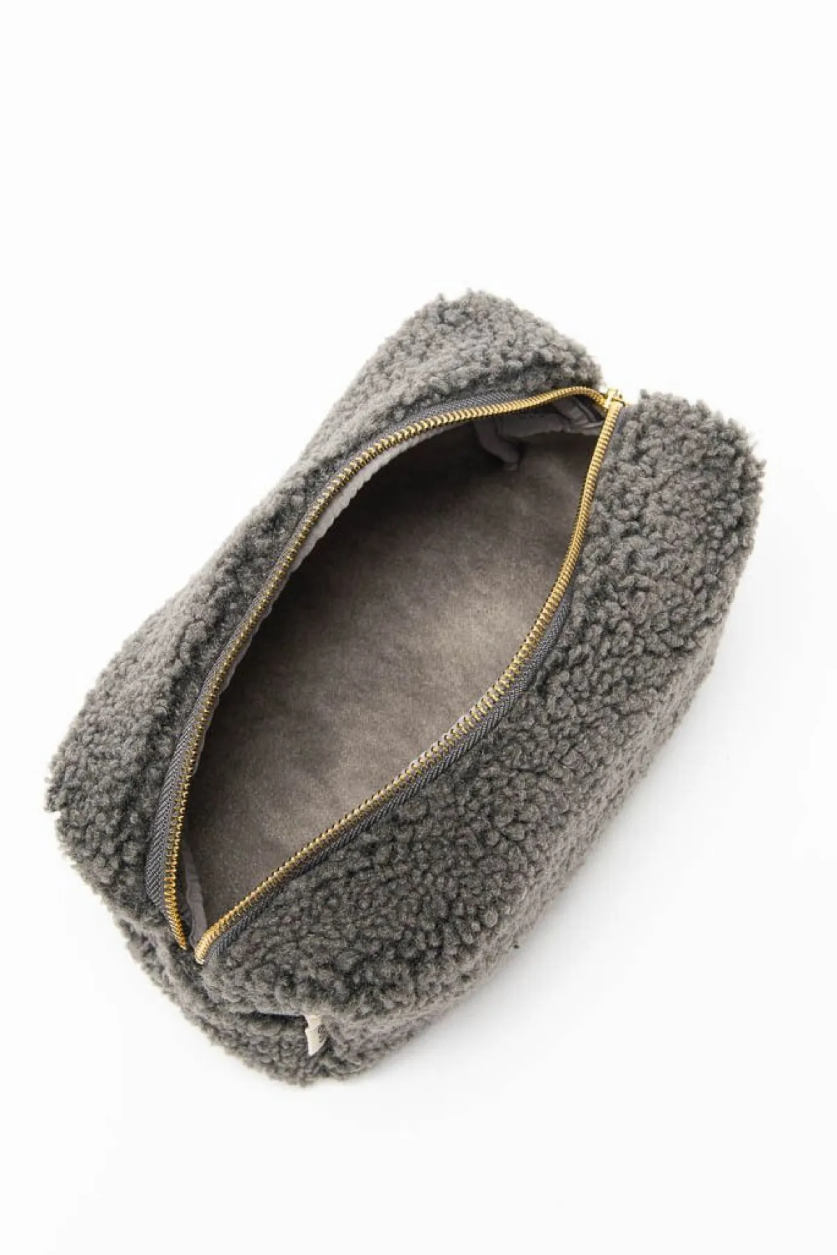 Studio Noos Verzorgingstassen * Chunky Teddy Toilettas Dark Grey Grijs