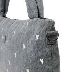 Studio Noos Verzorgingstassen|Verzorgingstassen * Luiertas Grey Hearts Grijs