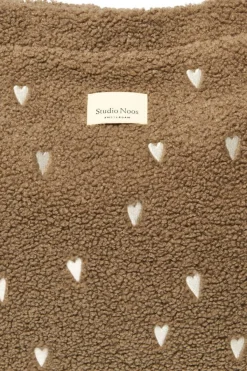 Studio Noos Verzorgingstassen|Verzorgingstassen * Luiertas Teddy Hearts Brown Bruin