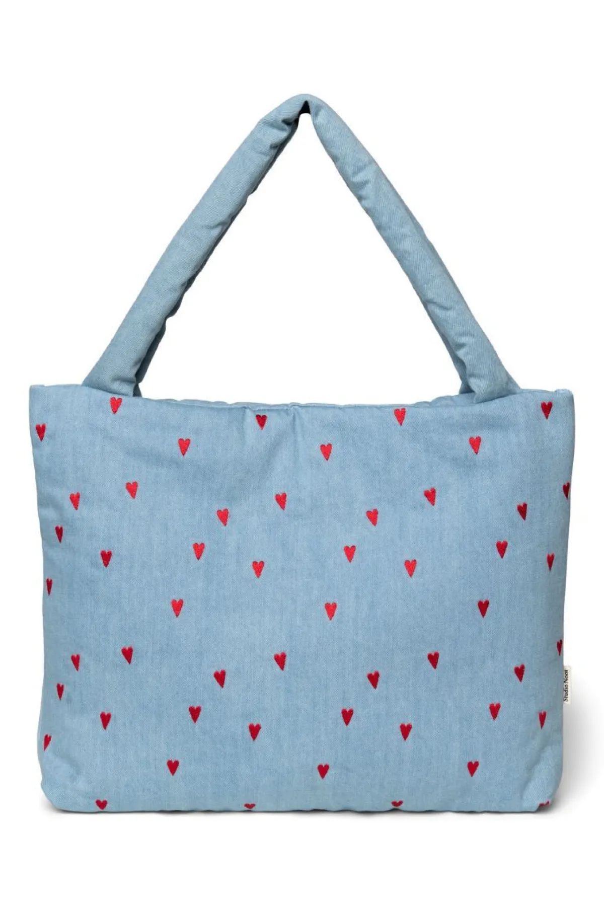 Studio Noos Verzorgingstassen|Verzorgingstassen * Mom Bag Denim Hearts Blauw