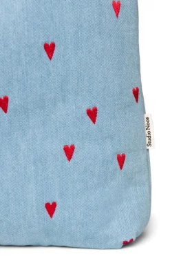 Studio Noos Verzorgingstassen|Verzorgingstassen * Mom Bag Denim Hearts Blauw