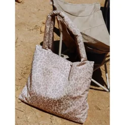 Studio Noos Verzorgingstassen|Verzorgingstassen * Mom Bag Puffy Leopard Beige