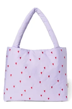 Studio Noos Verzorgingstassen|Verzorgingstassen * Mom Bag Puffy Purple Hearts Paars