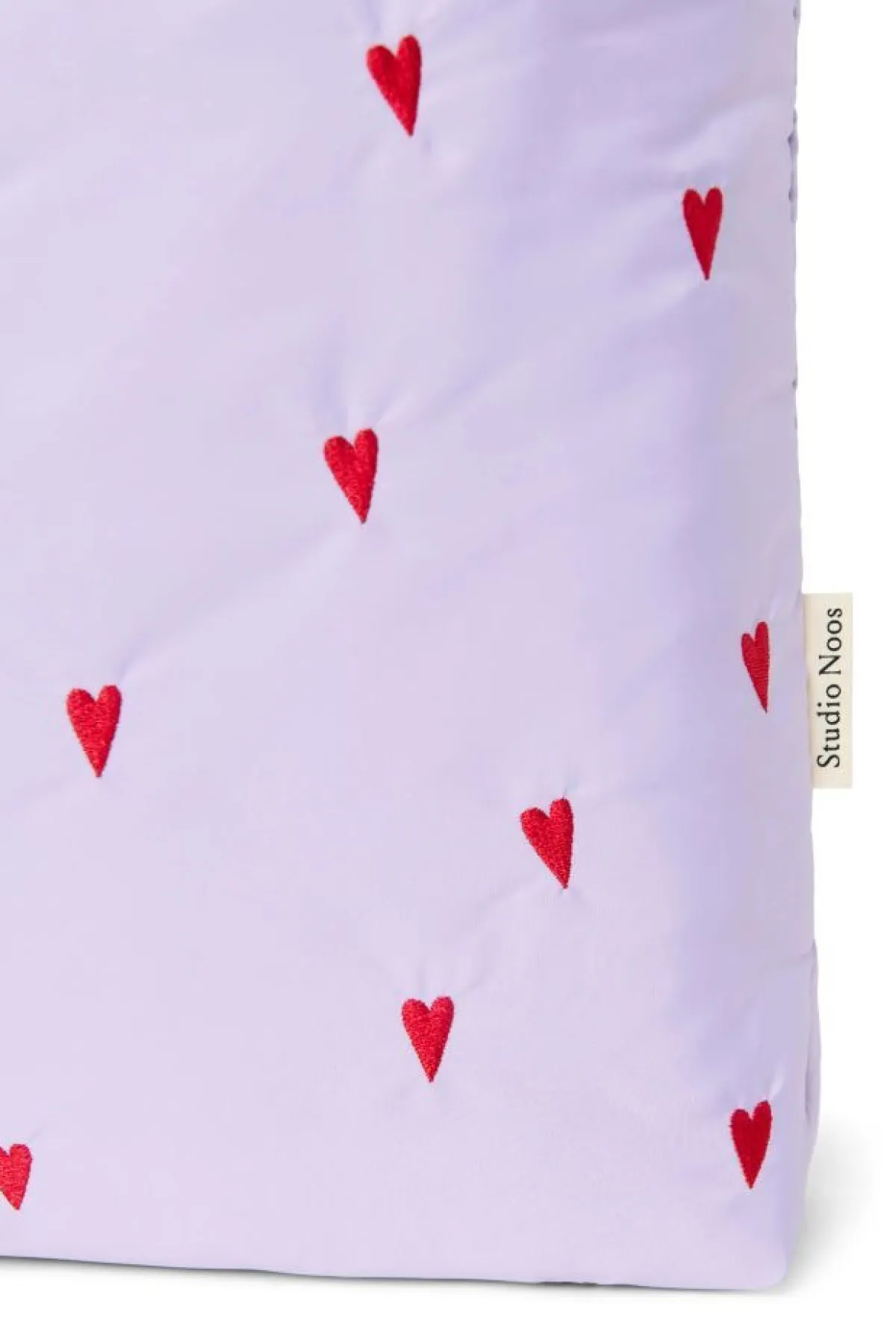 Studio Noos Verzorgingstassen|Verzorgingstassen * Mom Bag Puffy Purple Hearts Paars