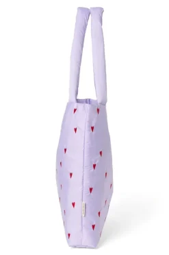 Studio Noos Verzorgingstassen|Verzorgingstassen * Mom Bag Puffy Purple Hearts Paars