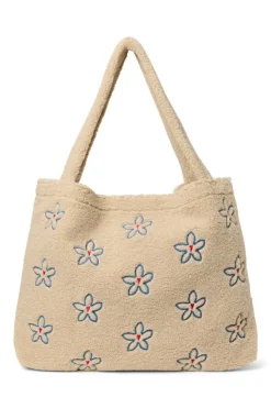Studio Noos Verzorgingstassen|Verzorgingstassen * Mom Bag Teddy Ecru Flower Heart Beige