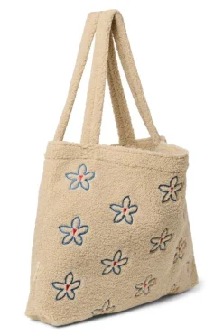 Studio Noos Verzorgingstassen|Verzorgingstassen * Mom Bag Teddy Ecru Flower Heart Beige