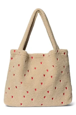 Studio Noos Verzorgingstassen|Verzorgingstassen * Mom Bag Teddy Hearts Ecru Beige