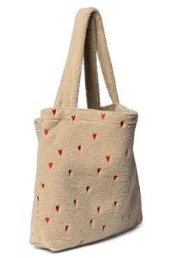 Studio Noos Verzorgingstassen|Verzorgingstassen * Mom Bag Teddy Hearts Ecru Beige